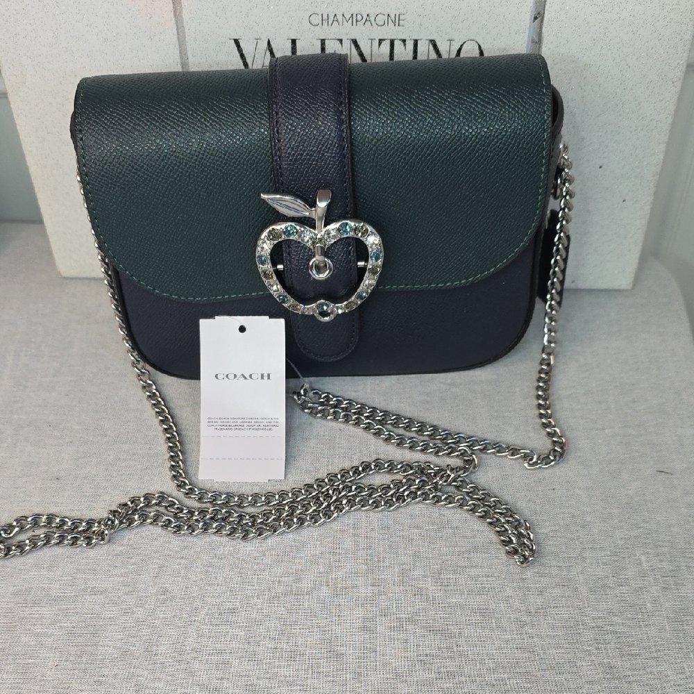 Coach Gemma Apple Embellished Crossbody